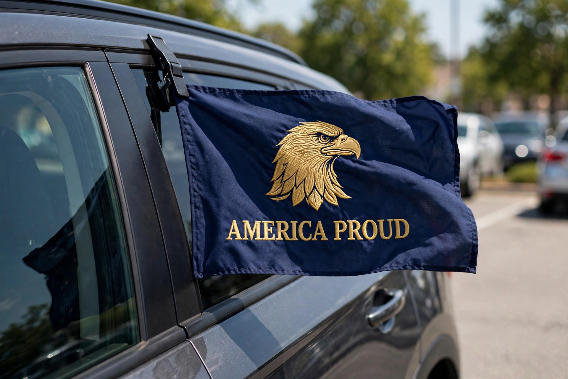 Car window flag